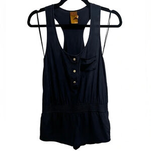 Ali Ro Size 0 blue 100% silk romper in great condition​